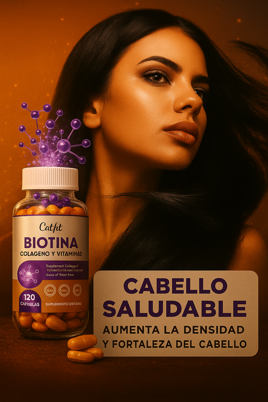 Biotina Plus+ Cabello Fuerte+Colágeno & vitaminas