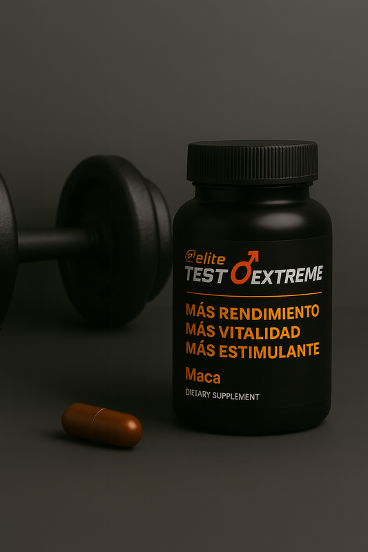 ESTIMULANTE NATURAL DE TESTOSTERONA 120 CÁPSULAS MACA800mg