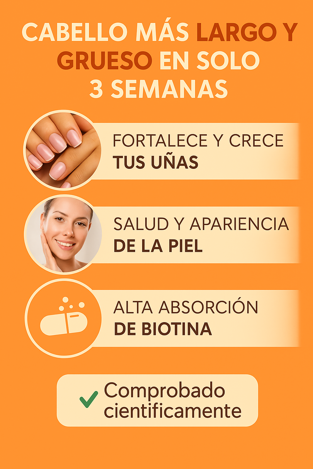 Multivitamínico avanzado para el crecimiento del cabello MaryRuth’s® 887ml