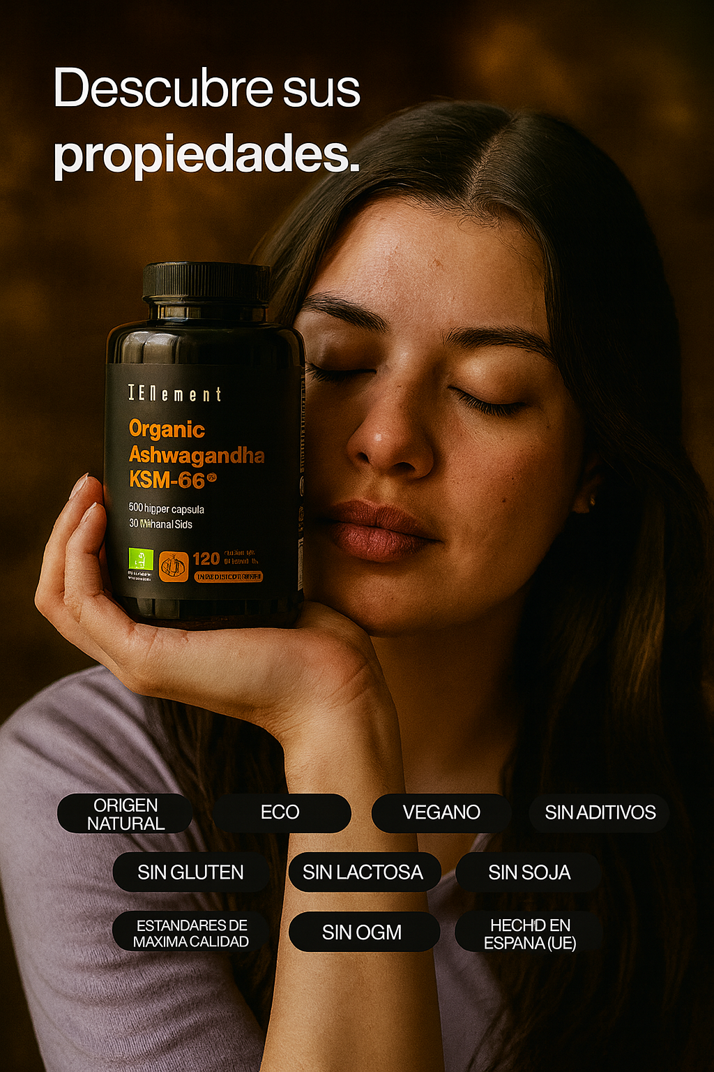 Ashwagandha premium 5,500mg-apoyo natural para extres yenergía