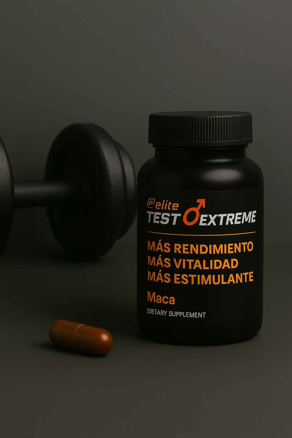 ESTIMULANTE NATURAL DE TESTOSTERONA 120 CÁPSULAS MACA800mg