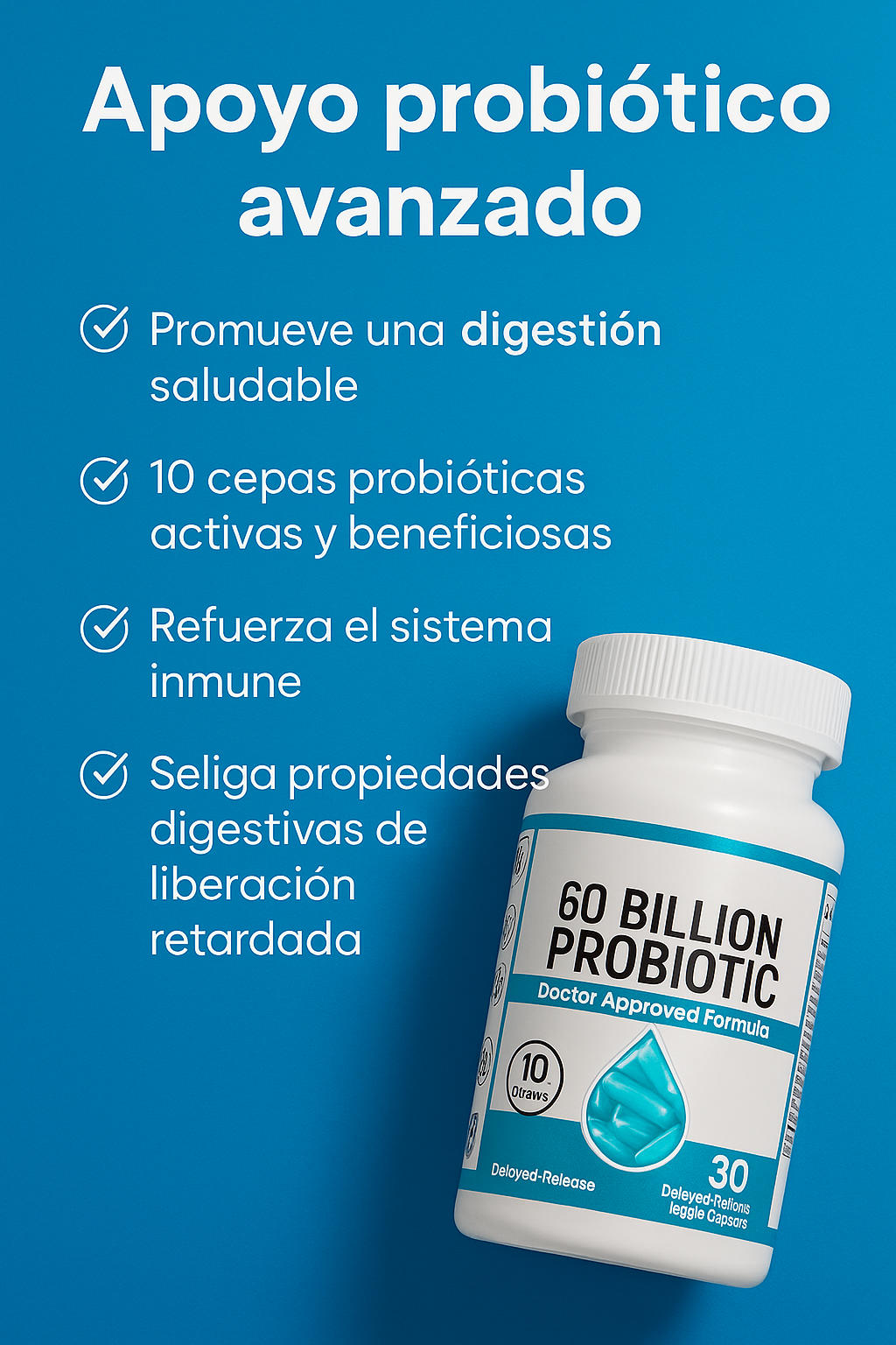 BioBalance+Desinflamador natural intestino +60B de probióticos