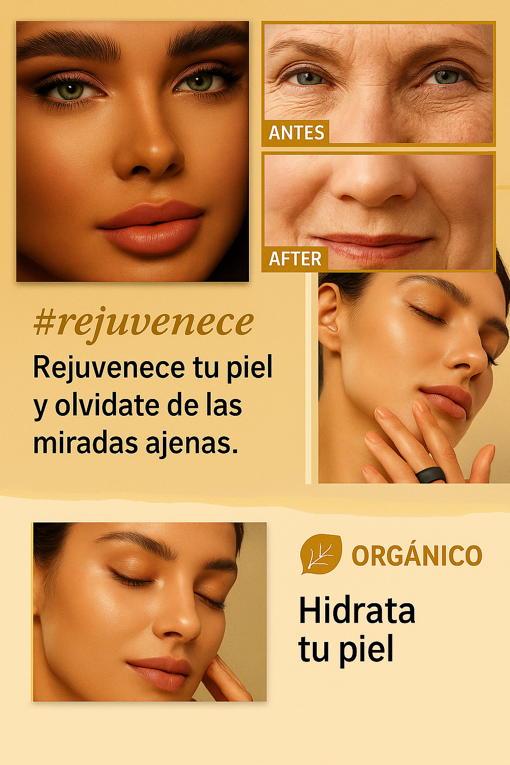 Sérum Elixir de veneno  abeja.Anti-envejecimiento, reparador, hidratante